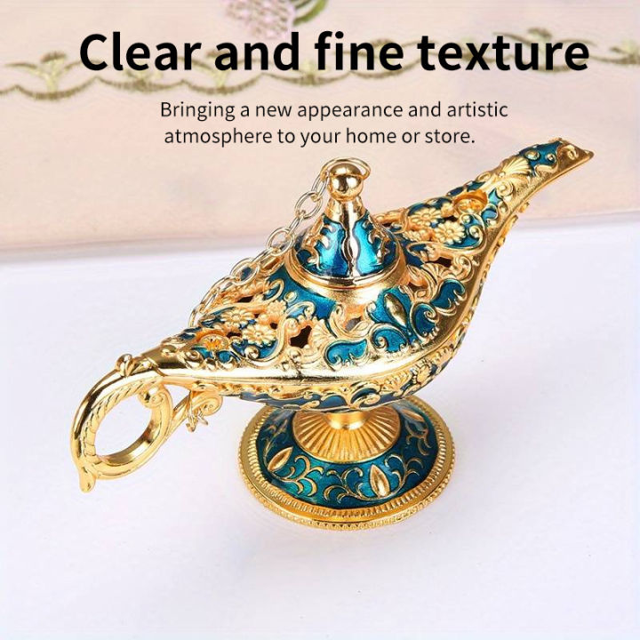 Aladdin European Ornament Vintage Home Russian Ing Lamp Metal Decoration Crafts Home Decoration