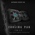 YOUDA Cooling fan 【2 fan blades 】 Notebook Cooler pad Y-919 Cooling fan of all kinds of electronic appliances NOTEBOOK SUPER MINI LAPTOP COOLING PAD. 