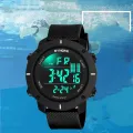 SYNOKE Men Outdoor Sports Multifunctional Waterproof Shock Resistant Large Screen Display Luminous LED Digital For Men Fashion. 