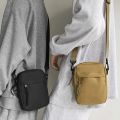 Canvas Women's Crossbody Bag Trend 2024 Oxford Shoulder Handbag Korean Solid Color Student Phone Bag Simple Shopper Bags Purse. 