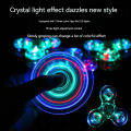 Luminous LED light Fidget Spinner Hand Top Spinners Glow in Dark Light EDC Figet Spiner Finger Stress Relief Toys. 