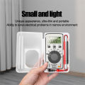 Digital Display Portable Card Digital Multimeter 0MV~600V Ultra-Thin Mini Voltage And Current Meter With Alarm Buzzer. 
