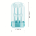3-In-1 Baby Silicone Tongue Brush Infant Toddler Oral Care Toothbrush Training Teeth Brush with Cover BPA Free BY11. 