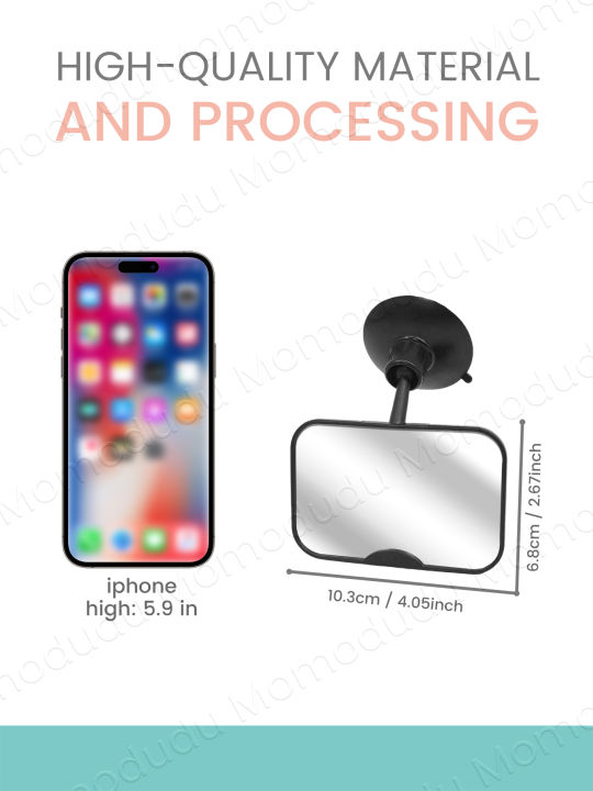 2-in-1%20Black%20Adjustable%20Car%20Seat%20Mirror%20360%C2%B0%20Rotatable%20Shatterproof%20Suction%20Cups%20Easy%20Install%20for%20Rear-Facing%20Kids%20Monitoring%20-%20Image%202