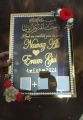 Nikah thumb board. wedding accessories. 
