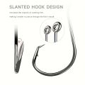160pcs Stainless Steel Circle Hook Set, 2x Strong Offset Octopus Hooks for Sport Fishing - Corrosion-Resistant, Piercing Point D.