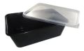 Dissposable Food Cantainer Black Box Rectangular Shape 500ml,750ml,1000ml,1500ml. 