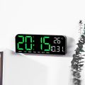 Large Digital Wall Clock Temp Date Week Display USB Powered Table Clock Wall-mounted Dual Alarms LED Clocks. 