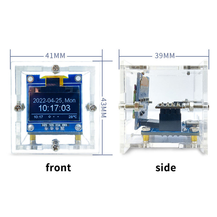 ESP8266 MINI Weather Clock WIFI Digital Clock Electronic ...