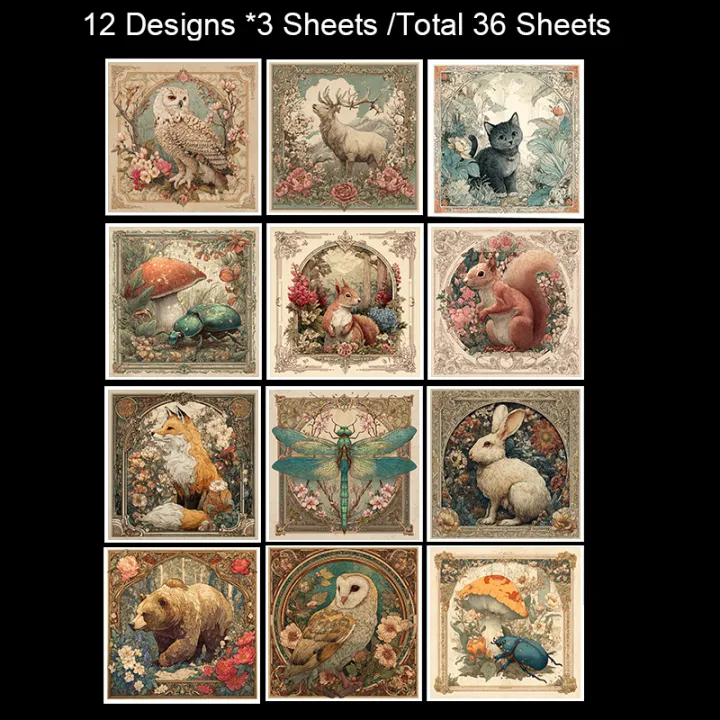 36%20Sheets%206"x6"%20Decorative%20Scrapbook%20Paper:%20For%20Scrapbooking,%20Origami,%20School%20Projects%20&%20Card%20Making%20.%20-%20Image%203