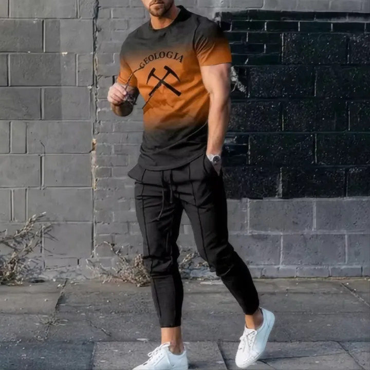 Summer%20Fashion%20Men's%20T-Shirt%20Suit%20Sportswear%203D%20Printed%20Sportswear%20Short%20Sleeved%20T-Shirt%20Long%20Pants%20Street%20Wear%202-Piece%20Set%20-%20Image%202