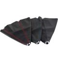 Multiple Styles 16mm Universal PU Leather Car Gear Shift Collars Auto Manual Stick Shifter Knob Boot Cover Gaiter Accessories. 