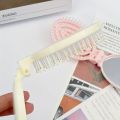 Portable Folding Hair Comb with Mirror, Lightweight & Travel-Friendly for On-the-Go Styling. A Perfect  for Women & Girls.. 