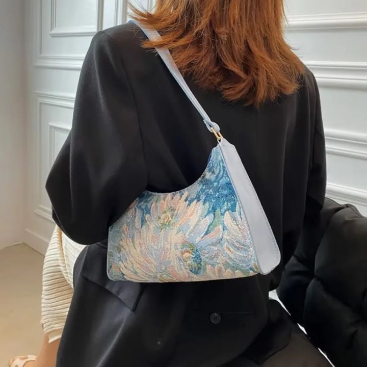 Women's%20Underarm%20Bags%20Autumn%20Trendy%20New%20Oil%20Painting%20Shoulder%20Bag%20Cute%20Simple%20Handbags%20and%20Purses%20Female%20Travel%20Small%20Totes%20-%20Image%204