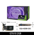 MLLSE GT 610 2GB Graphics Card GDDR3 64Bit DVI VGA PCI-E 2.0 Geforce GPU Gt 610 Gaming Video Card Placa De Video.