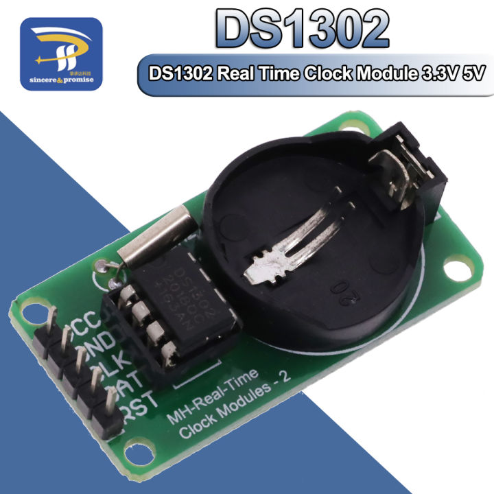 Arduino D51302 Clock Module Smart Electronics DS1302 Real Time Clock Module 3.3V 5V For Arduino ...