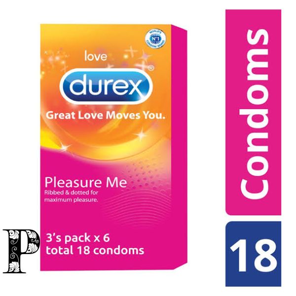 Durex Pleasure Me Condom Full Box - 18pcs Condoms