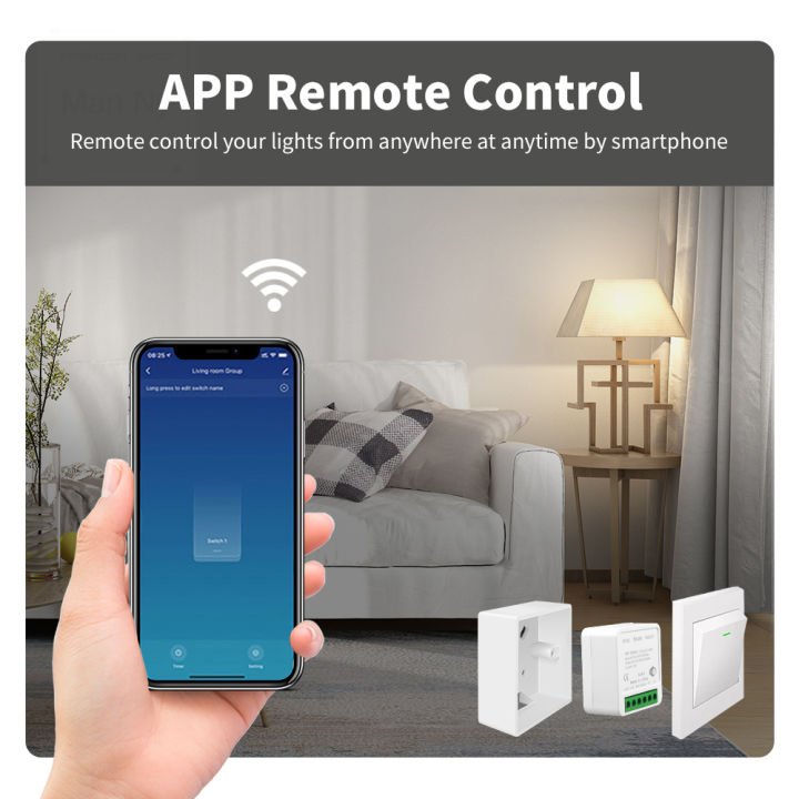MANHOT%20Wifi%2016A%20Smart%20Light%20Switch%20DIY%20Switches%20Module%20Relay%20Supports%202%20Way%20Voice%20Control%20Work%20With%20Smart%20Life%20Alexa%20%20Home%20-%20Image%202