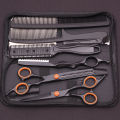 6.0''Hair Scissors Stainless Cutting Shears Thinning Hairdressing Haircut Comb Razors Set Salon Barber & Home Dropshipping C1001. 