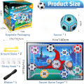 Soccer Ball Game Set for Kids Indoor Outdoor Backyard Toss Soccer Goal Game with 1 Velcro Ball Foldable Flannel Goals Toddlers. 