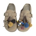 Detachable Shoe Charms Flower Pine Cone Pom Pom Tassel Wood Bead Kangaroo Decorations shoe lace charms for sneakers. 