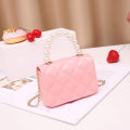 MQATZ Gift Baby Girls Pearl Chain Small Bag Children's Kids Bag Fashion Little Girl Mini Messenger Jelly Bag. 