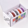 5 Colors 16/18/20/22/24/26/28/30 AWG Stranded Electrical Wire Flexible Silicone Tinned Copper Wires 18 Gauge Hookup Wire Cable. 