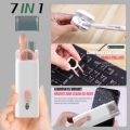 7-in-1 Cleaning Kit Computer Keyboard Cleaner Brush Earphones Cleaning Pen For AirPods iPhone Cleaning Tools Keycap Puller Set. 
