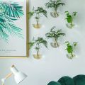 2/4/6/8 Pack Wall Hanging Glass Terrari2um - Self-Watering Hydroponic Planter for Home Office Decor, Handmade Round Crystal Vase. 