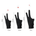 1/2pcs Stylus Black Blue Grey Pink Anti-fouling Anti-Scratch Two Finger Glove Tablet Drawing Glove Painting Glove Screen Glove. 