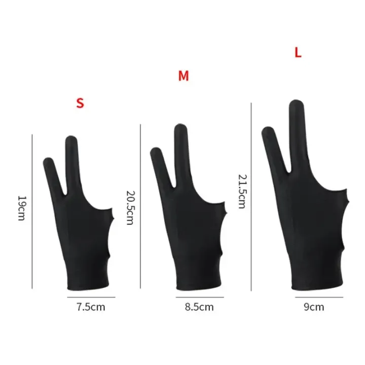 1/2pcs%20Stylus%20Black%20Blue%20Grey%20Pink%20Anti-fouling%20Anti-Scratch%20Two%20Finger%20Glove%20Tablet%20Drawing%20Glove%20Painting%20Glove%20Screen%20Glove%20-%20Image%205