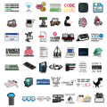 50pcs Programming Stickers Internet Js Funny Decals DIY Stickers Waterproof Sticker Notebook Laptop Suitcase Phone Car. 