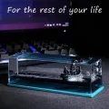 Black Pearl Pirate Ship Fluid Liquid Drift Bottle. 