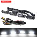 4pc Set Amber White Front Grille Lighting Kit For 2016-up Toyota Tacoma W/TRD for JEEP Wrangler JL.