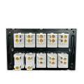 8 Switches+2 Sockets China Fitting Board Plate Galaxy Black Grey Series |For Trendy Walls| All Range Available. 