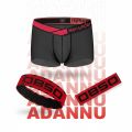 ADANNU Men's Underwear Set Breathable Ice Silk Boxers with Elastic Leg Arm Bands Muscle Compression Gym Fitness Workout Gear 3PC. 