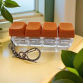 4-Key Mechanical Keyboard Keychain - Clicky Fidget Toy for Stress Relief, No Lights〔YY33〕. 