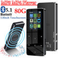 1.8 Inch Touchscreen MP3 MP4 Player Bluetooth-Compatible 5.0 Music Player FM Radio with E-Book Alarm Clock Built-in Speaker. 