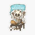 cute kawaii skeleton stickers | 1 piece of kawaii sticker for journalling, phone covers,  laptop etc| decor your space! | best gift | cute stickers. 