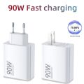 90W USB Charger Quick Charge 3.0 USB Type C Cable Charger For iPhone Samsung Xiaomi EU/US Plug Wall Travel Power Charger. 