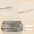 19 Strands Bead String Wire (0.015 inch/0.38mm 49FT) Nylon Stainless Steel Beading for Necklace Bracelet Making LightGray kit. 