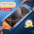 3Pcs Anti Spy Tempered Glass for iPhone 16 15 Pro Max 14 13 12 11 Plus One Click Dust Free Install Glass Anti-Spy Peeping Film. 