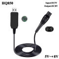 8V HQ850 Shaver Power Lead Charger For Philips Norelco One Blade QP2530 QP2630 QP2510 QP2531 Razor. 