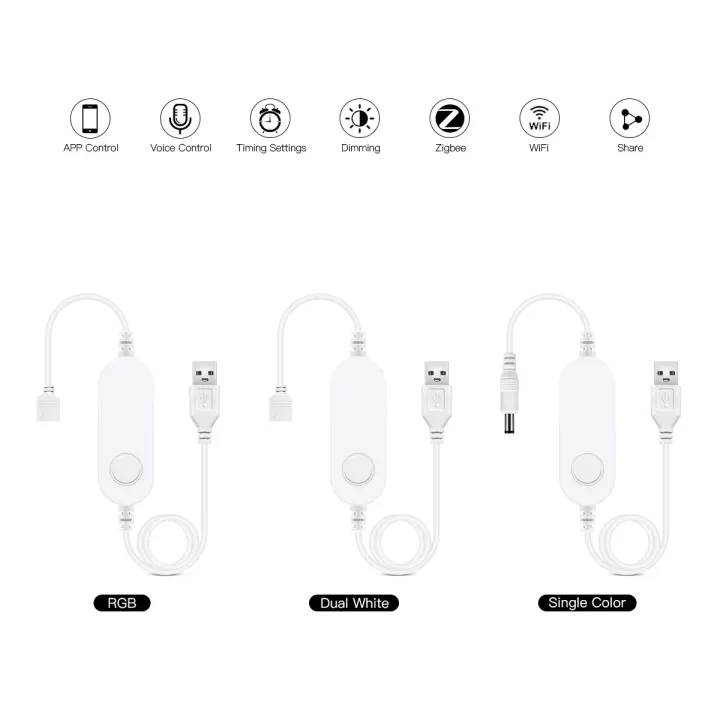 DC5V%20USB%20Zigbee%20Tuya%20Smart%20Light%20Switch%20Dimmer%20with%20Remote%20Control%20Compatible%20with%20Alexa%20%20Home%20for%20LED%20Strip%205050%202835%20COB%20lightify%20-%20Image%203