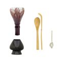 New Matcha Whisk With Whisk Holder Reusable Resin Whisk Food Grade Green Tea Powder Whisk.