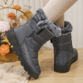 2026 Waterproof Snow Boots for Women Winter Shoes Faux Fur Plush Ankle Boots Woman Plus Size Non-Slip Warm Cotton Botas Mujer.