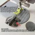 3mm-10mm Old Sewing Machine Rolled Hemmer Foot Sewing Machine Presser Hemming Puller Sewing Accessories Easy to Disassemble. 