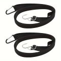 2PCS 4.4m Car Covers Fixed Rope Strap Car Clothing Fixing Rope Car Cover Windproof Belt Car Luggage Bag Cargo Lashing Strap. 