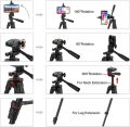 Tripod For Phone 100cm Video Recording Phone Tripod Stand with Bluetooth Remote Universal Camera Phone Photography Stand. 