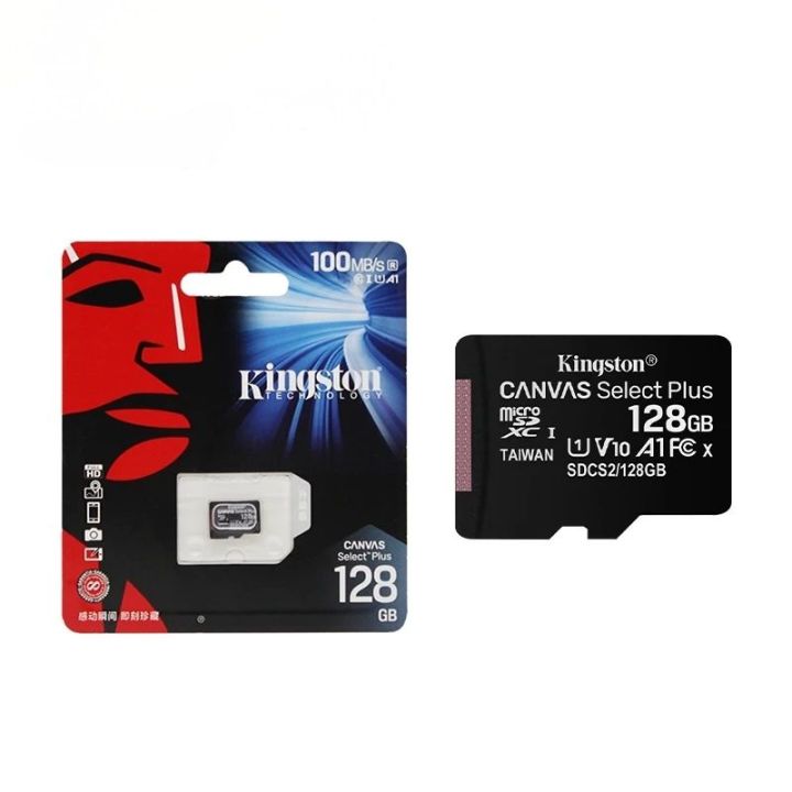Canvas Select Plus Micro SD Card 32GB 64GB 128GB 256GB 512GB Memory Card C10 A1 Flash Card Up to 100MB/s read TF Card